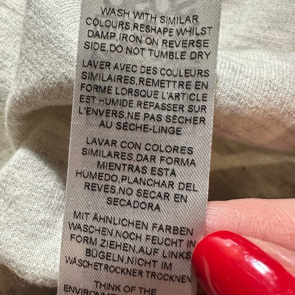 NWT Asos Grey Sweatshirt‎ Cowl Neck Dress Size 10 - Picture 4 of 8